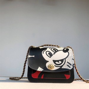 蔻驰官网女包4722 COACH &DISNEY Mickey联名MADISON链条包