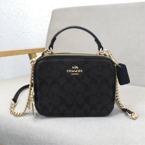 coach蔻驰中国官网正品原单BOX CROSSBODY盒子包C3148