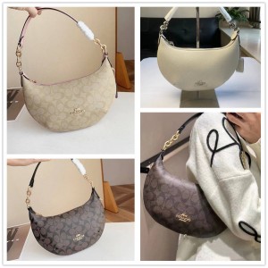 coach女包的价格蔻驰官网CE620 CE619 PAYTON HOBO月亮包月牙包腋下包