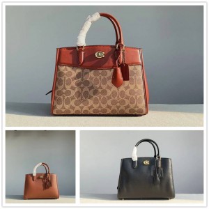 coach是奢侈品吗蔻驰包包CE732 CE733 Brooke Carryall 28号手袋