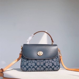 蔻驰怎么辨别真假COACH官网C4921 Marlie Crossbody Canvas Tote手袋